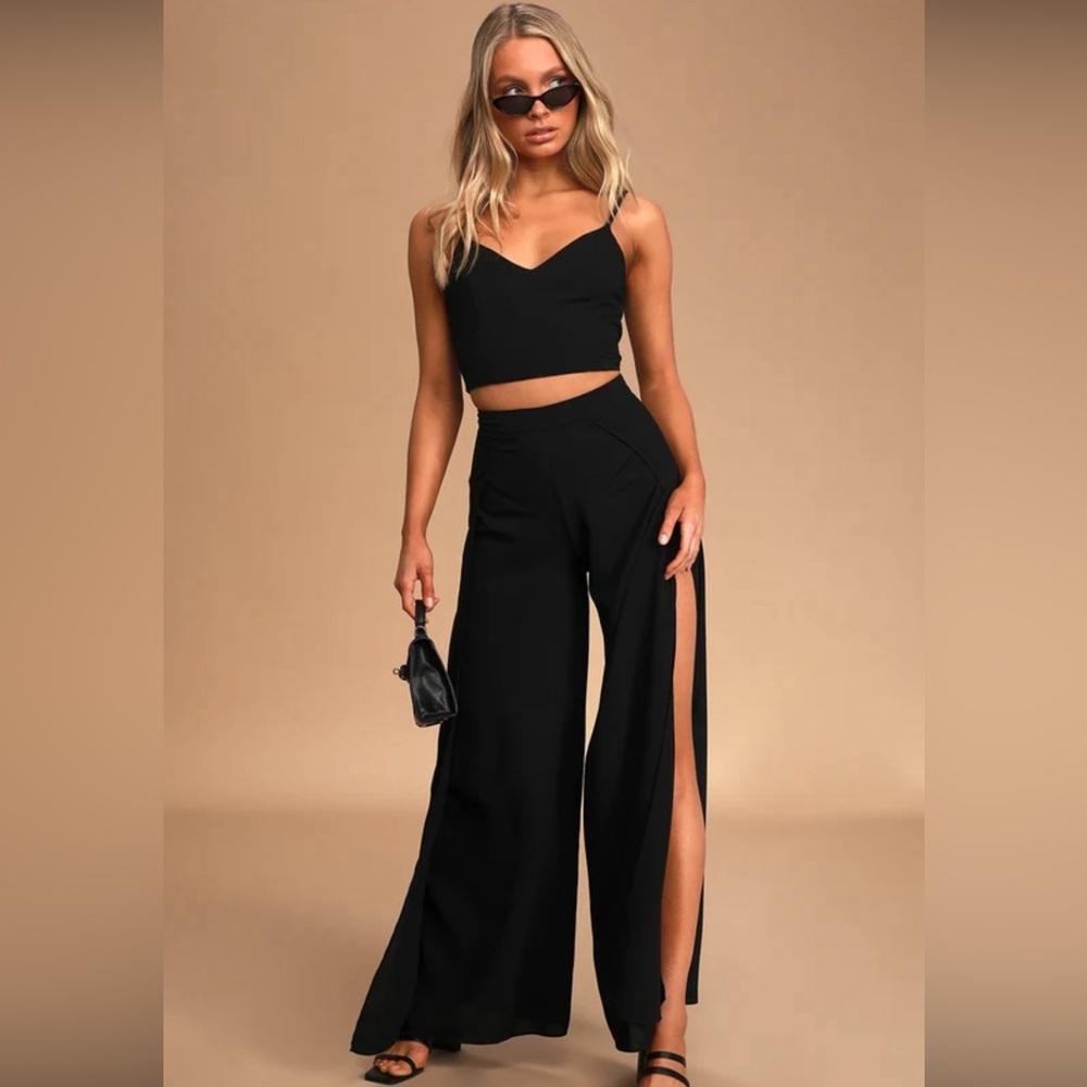 Lulus black jumpsuit set